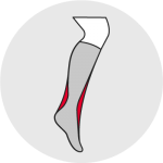 Anatomically Knitted - For maximum comfort, does not slip