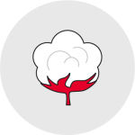 Natural Cotton - Provides superior comfort & great for those with allergies