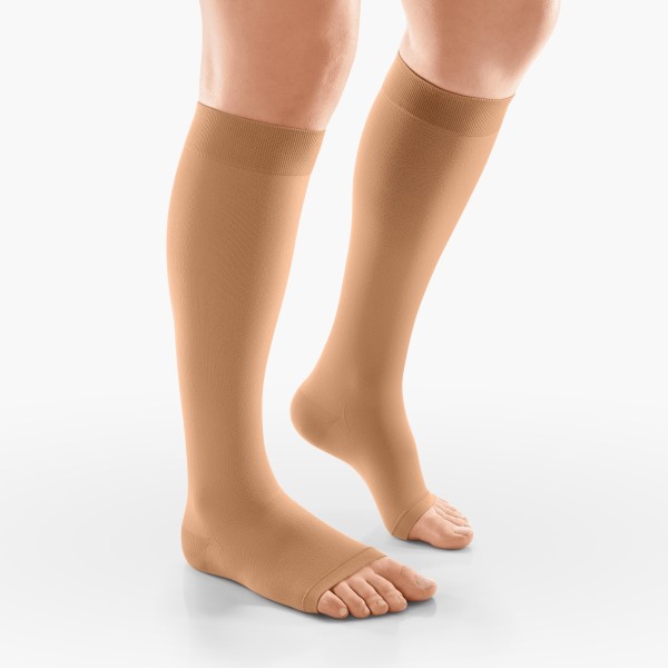 VENOSAN 6000 Below Knee, 15-20 Beige, S, Long, Open Toe Moderate 15-20 mmHg | beige | S | Long | Open Toe | Knit Top