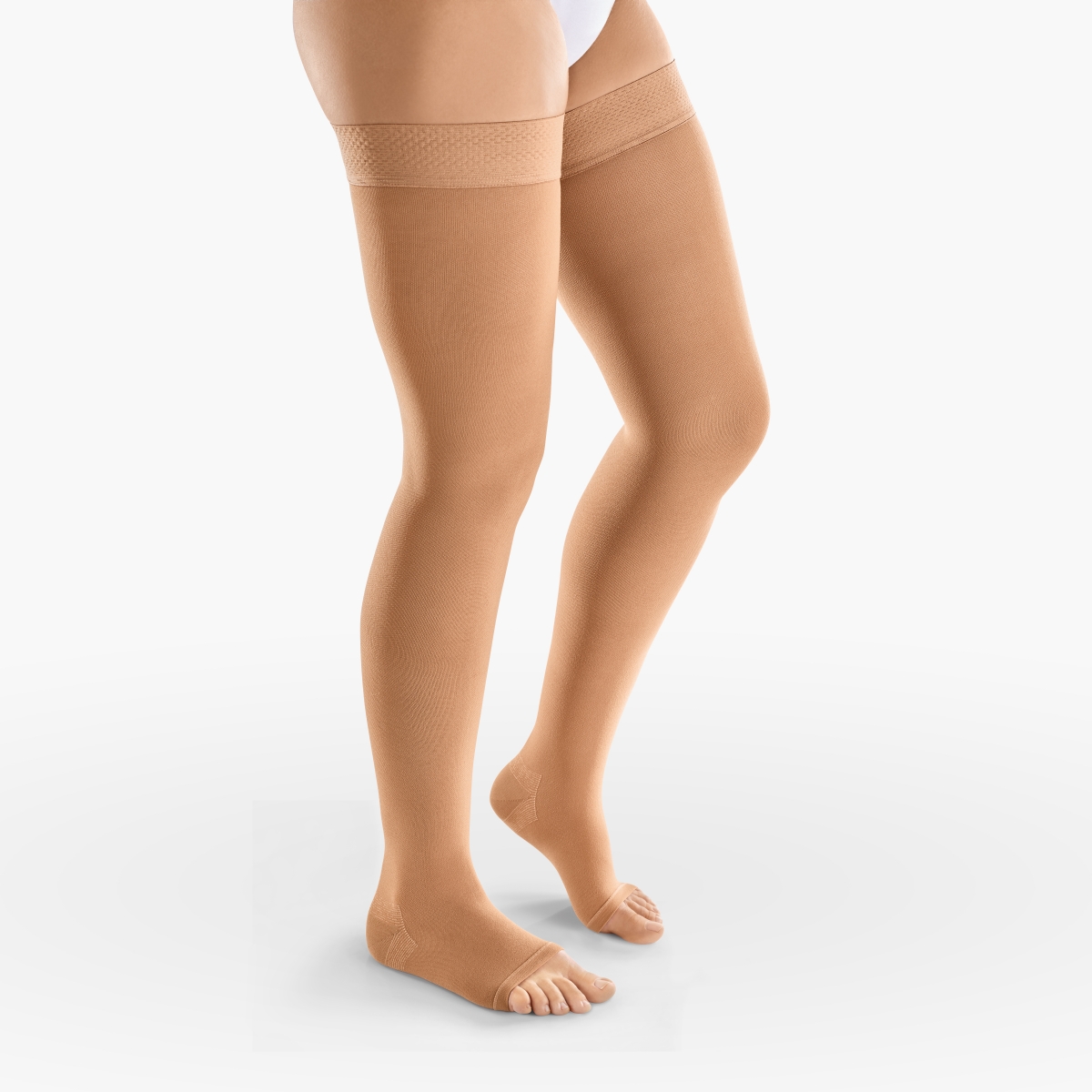 ATN Compression Thigh High Stockings - Bronze